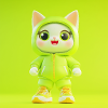 Personnage 3D - Chat mignon