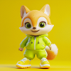 3d Character – Cute Fox