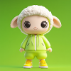 3d Character - Cute Sheep