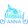 Name shirt Anna with mermaid