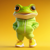 3d Character – Cute Frog