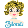 Retro Illustration Blonde