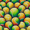 Tennis Ball Mosaic