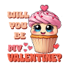 Cupcake - Serez-vous mon Valentin