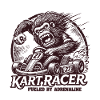 Kart racer driven by adrenaline