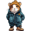 Hamster Funny Winter