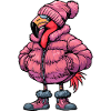 Flamingo Drôle d’hiver