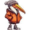 Pelican Bird Funny Winter