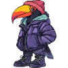 Toucan Bird Funny Winter