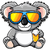 Koala après-ski beer