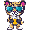Bière après-ski Leopard