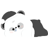 Panda fatigué