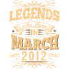 March 2012 Birthday Legend