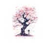 Japanische Kirschblüte, Sakura Ästhetik