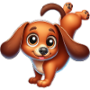 Cute Dachshund Handstand Breakdance