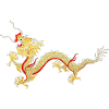 Asiatischer Drache Glücksschutzsymbol