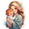 Mère avec bébé