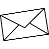 Letter in two colours