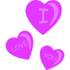 hearts i love you