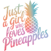 Pineapple tropical hawaiian fruit
