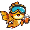 Bière d’après-ski Goldfish