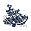 Skeleton Racer Go-Kart Adventure