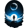 L'astronaute et la Lune