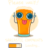 Sarcastic beer glass