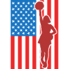 Cheerleading USA Flagge