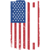 Gymnast Us Flag Rhythmic Gymnastics