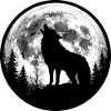 Heulender Wolf 3458646