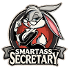 Smartass Secretary Bunny Funny Gift