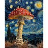 Mushroom Starry Night
