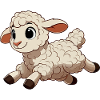 Lamb skips