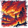 California wildfires 2025 T-shirt