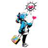 Streetart Mädchen 23244