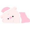 Cochon fatigué