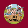 Einschulung Hallo Schule mit lustigen Tieren