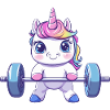 Unicorn deadlifting