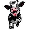 Jumping Calf - Funny Cow Calf