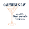 Galentine's day gay blue