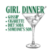 Fille Dîner Vert