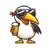 Bière après-ski Pelikan Vogel