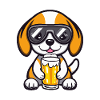 Beagle Dog Après Ski Beer