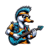Duck Rock and Roll Guitarist