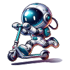 E-Scooter E-Roller Astronaut Scooter