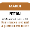 Mardi petit dej - Un café