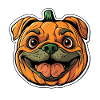 Pumpkin Dog Halloween Dog Pumpkin
