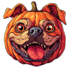 Pumpkin Dog Halloween Dog Pumpkin