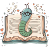 Cheerful Bookworm